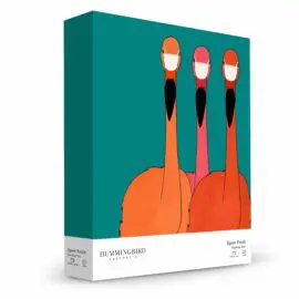 Hummingbird Australia Pussel Flamingo Trio 1000 bitar