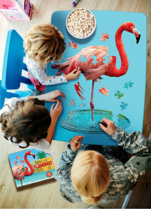 Madd Capp Pussel Kontur I Am LiL' Flamingo 100 bitar