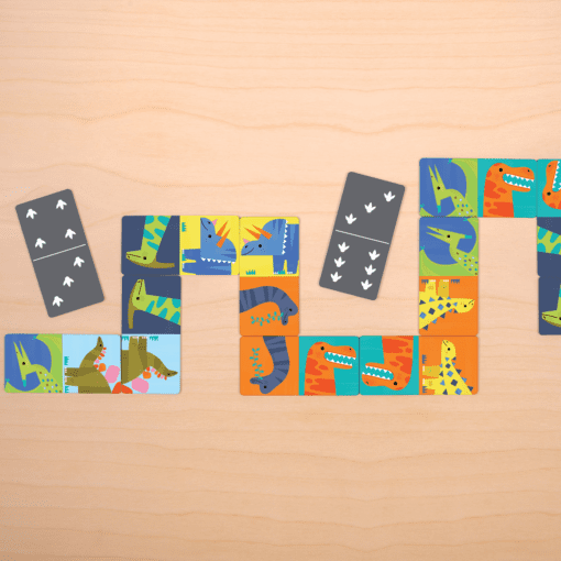 mudpuppy Spel Domino Dinosaurier