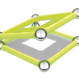 Geomag Glow Konstruktionsleksak Självlysande Magnetiska Delar, 22 st