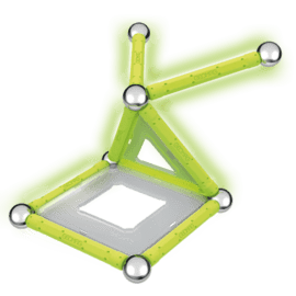 Geomag Glow Konstruktionsleksak Självlysande Magnetiska Delar, 22 st