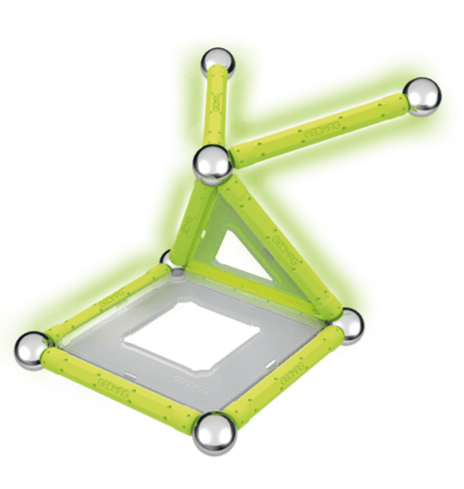 Geomag Glow Konstruktionsleksak Självlysande Magnetiska Delar, 22 st