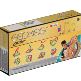 114031 Geomag Glitter Konstruktionsleksak Magnetiska Delar, 22 st