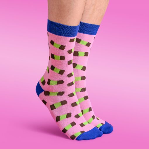 Svensk Husman Strumpor Fika Sox Box 3-pack - Bild 13