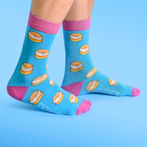 Svensk Husman Strumpor Fika Sox Box 3-pack - Bild 9