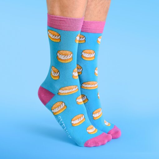 Svensk Husman Strumpor Fika Sox Box 3-pack - Bild 12