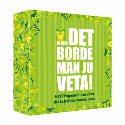 114083 Sällskapsspel Det Borde Man Ju Veta!