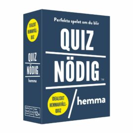 Sällskapsspel Quiznödig – Hemma