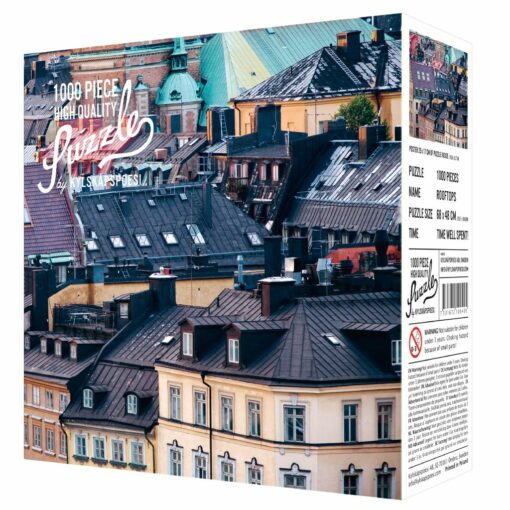 Pussel Rooftops - Stockholm 1000 bitar