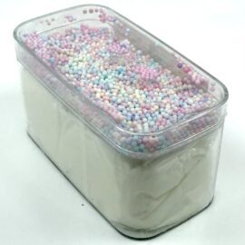 Butter Slime Box med Färgade Foam Beads