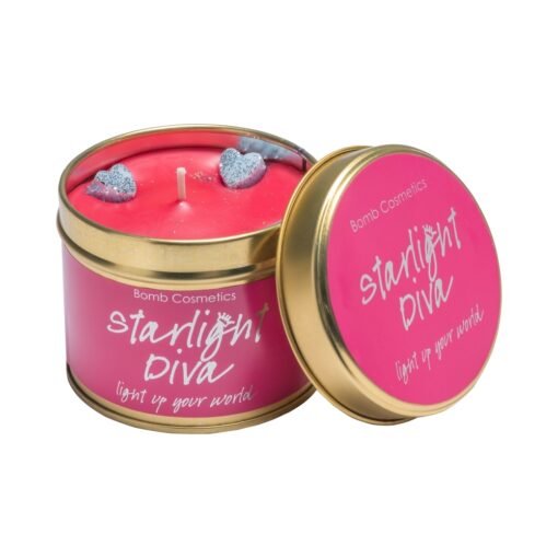 Bomb Cosmetics Doftljus Starlight Diva - Svartpeppar och Sandelträ