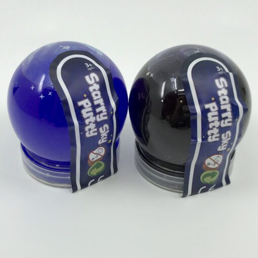 Putty med Paljetter - Silverstjärnor