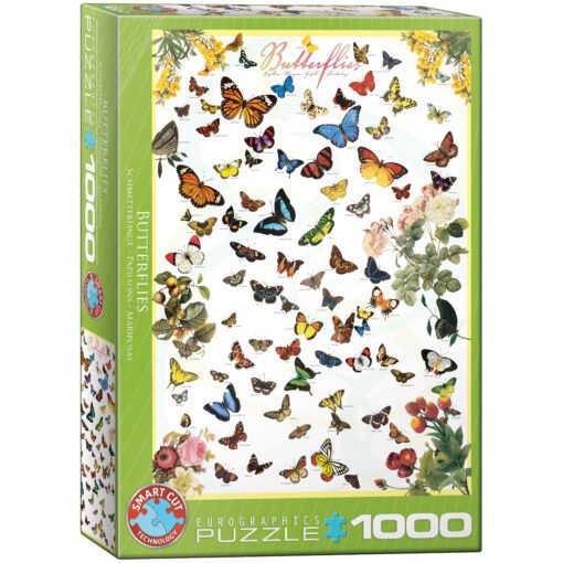 114274 EuroGraphics Pussel Butterflies 1000 bitar