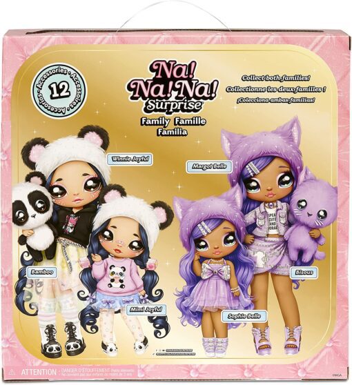 Na! Na! Na! Surprise Dockor Family Panda Soft Doll Set