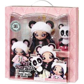 Na! Na! Na! Surprise Dockor Family Panda Soft Doll Set