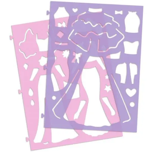 TOPModel Spiralbunden Målarbok Styla med Stickers Glamour - Bild 6