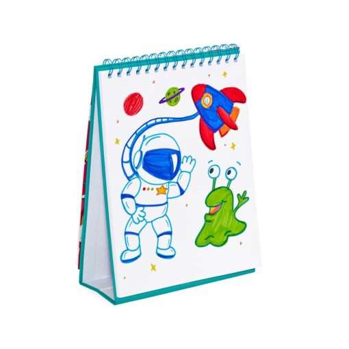 114284 OOLY Ritblock Sketch and Show Standing Daring Dino 30x20 cm