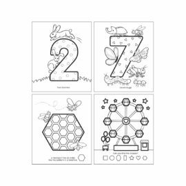 114286 OOLY Målarbok 123 Shapes and Numbers Toddler