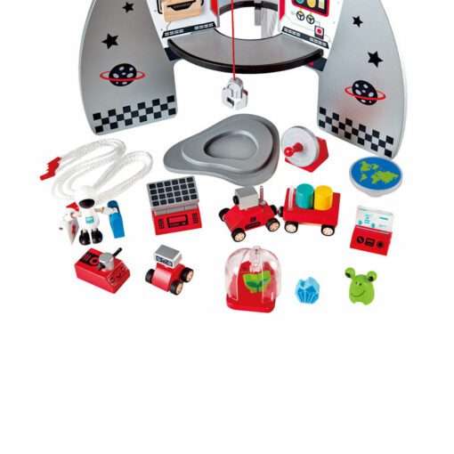 Hape Lekset Rymdraket Fyra Våningar - 20 Delar