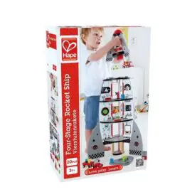 Hape Lekset Rymdraket Fyra Våningar - 20 Delar