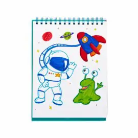 114284 OOLY Ritblock Sketch and Show Standing Daring Dino 30x20 cm