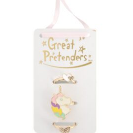 Great Pretenders 3-pack Ringar Hjärta, Enhörning, Fjäril
