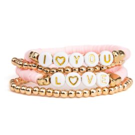 Great Pretenders Armband Pink Love