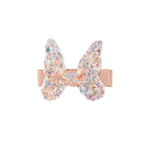 Great Pretenders Boutique Hårspänne Fjäril Glitter Rosa