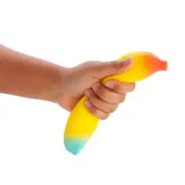 Squeezy Sand Banan Rainbow