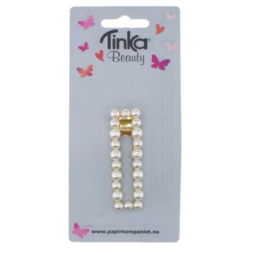 Tinka Hårklämma Pärlor 6 cm