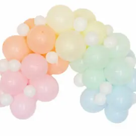 Ballongbåge Kit Pastell 60-pack Ballonger 3M