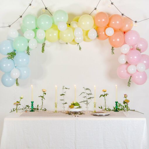 Ballongbåge Kit Pastell 60-pack Ballonger 3M