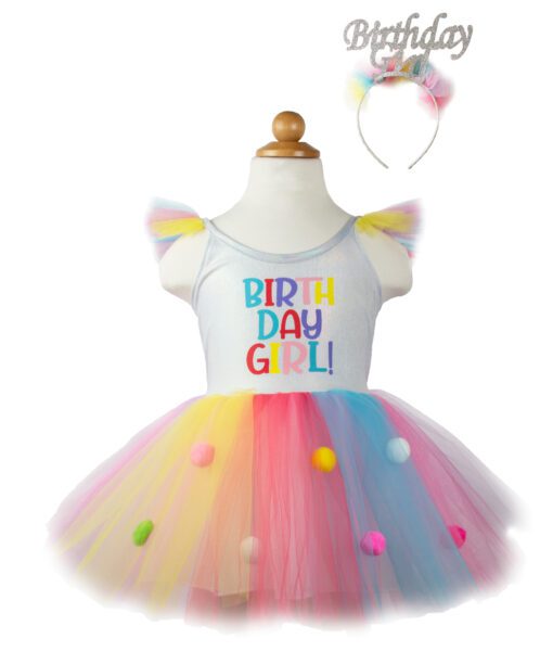 Great Pretenders 2-delat Set Klänning & Diadem Birthday Girl