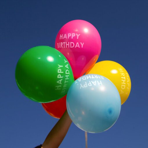 Talking Tables Ballonger 5-pack Flerfärgade Happy Birthday