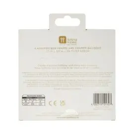 Talking Tables Ballonger 5-pack Happy Birthday Blå Konfetti