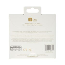 Talking Tables Ballonger 5-pack Happy Birthday Rosa Guld