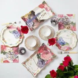 Talking Tables Serveringsfat Vintage Kintsugi 31×19 cm 4 st – Truly Scrumptious