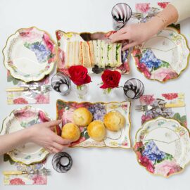 Talking Tables Serveringsfat Vintage Kintsugi 31×19 cm 4 st – Truly Scrumptious