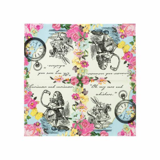 Talking Tables Servetter 20-pack Alice i Underlandet 25x25 cm Truly Alice