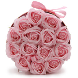 Tvålblommor Rosa Rosboxen Rund (2)58
