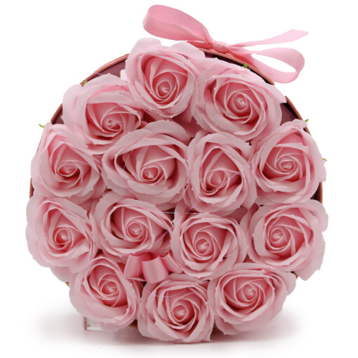 Tvålblommor Rosa Rosboxen Rund (2)58