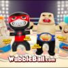 Uppblåsbar Slagpåse Ninja Wubble Rumbler