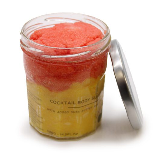 Body Scrub med Doft av Peach Sangria