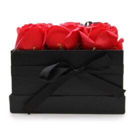 Tvålblommor Röda Rosboxen Kvadrat