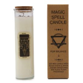 Doftljus Magic Spell Balans - Svart Agat, Vit Jaspis & Ylang Ylang