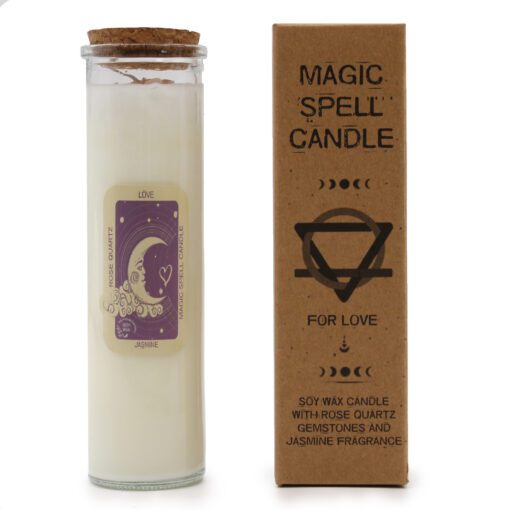Doftljus Magic Spell Kärlek - Rosenkvarts & Jasmine