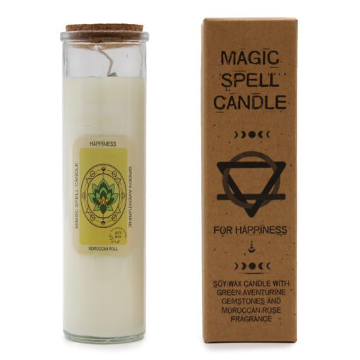 Doftljus Magic Spell Lycka - Grön Aventurin & Marockansk Ros