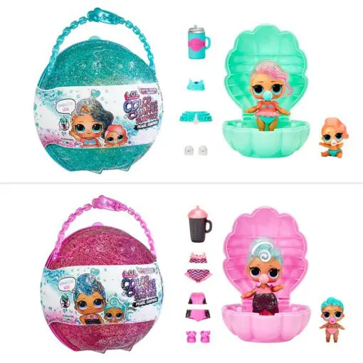 L.O.L. Surprise Docka + Lillasyster Glitter Color Change Pearl Surprise