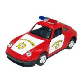 Leksaksbil i Metall Porsche i Polisbilsdesign 14 cm (5)