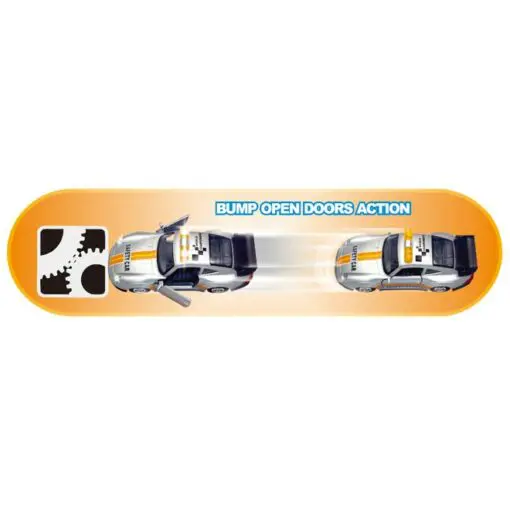 Leksaksbil i Metall Porsche i Polisbilsdesign 14 cm (5)